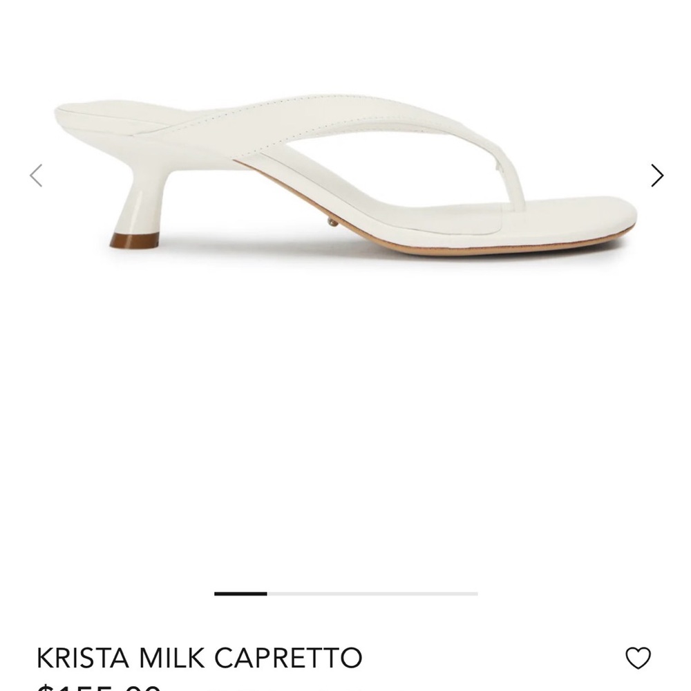Tony Bianco Krista in Milk Capretto size 6M